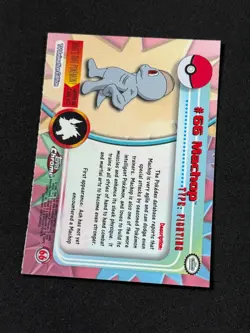 Pokemon Machop #66 Topps Chrome Base Holo NM - Image 3