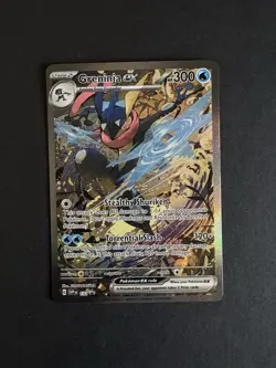 GRENINJA ex #SVP132 POKEMON TCG SCARLET & VIOLET BLACK STAR PROMO HOLOFOIL NM - Image 1
