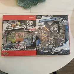 Pokemon TCG Scarlet and Violet Black Bolt White Flare Binder Collection Sealed - Image 1