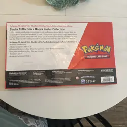 Pokemon TCG Scarlet and Violet Black Bolt White Flare Binder Collection Sealed - Image 2