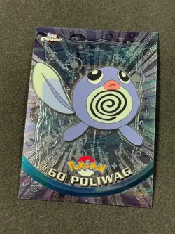 Pokemon Poliwag #60 Topps Chrome Base Holo NM - Image 1