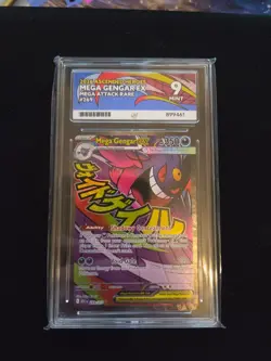 Pokemon Tcg Mega Gengar Ex 269/217 Ace Mint 9 Graded slab - Image 1