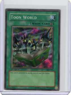 Yugioh Toon World Super Rare #MRL-076 1st edition - Image 1