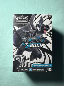 Pokemon TCG Scarlet & Violet Black Bolt Booster Bundle - 6 Packs! NEW! SEALED! - Image 1