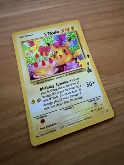 Pokemon Birthday Pikachu Celebrations 24 Classic Collection Near Mint NM - Image 2