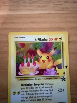 Pokemon Birthday Pikachu Celebrations 24 Classic Collection Near Mint NM - Image 3