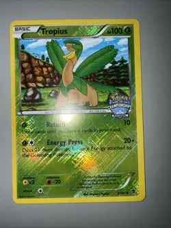 Tropius - 5/101 National Championship Promo, Crosshatch Holo Pokemon Plasma LP+ - Image 1