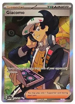 Giacomo 252/193 Ultra Rare Paldea Evolved Pokemon Near Mint - Image 1
