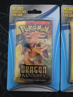 Pokemon Dragon Majesty Blister Pack Full Art Set! - Image 2