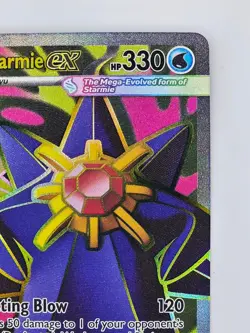 Mega Starmie ex 102/088 Pokemon TCG Perfect Order Ultra Rare Holo NM - Image 4