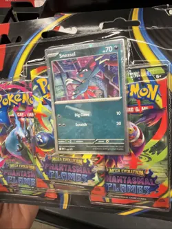 Pokemon Phantasmal Flames - Sneasel 3-Pack Booster Blister Factory Sealed - Image 5