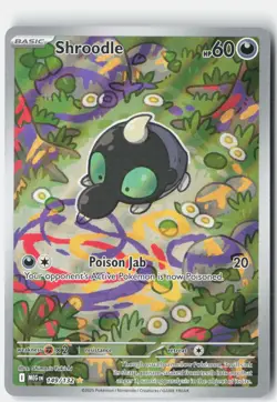 SHROODLE 149/132 ILLUSTRATION RARE MEGA EVOLUTION POKEMON NM - Image 1
