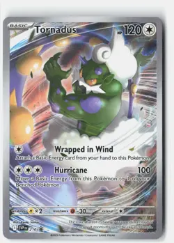 TORNADUS 210 HOLO PROMO SCARLET & VIOLET PROMO POKEMON NM - Image 1