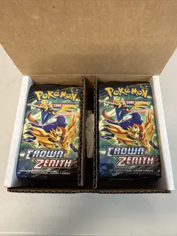 POKEMON 36 CROWN ZENITH FACTORY SEALED BOOSTER PACKS = BOOSTER BOX - Image 1