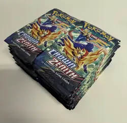 POKEMON 36 CROWN ZENITH FACTORY SEALED BOOSTER PACKS = BOOSTER BOX - Image 2