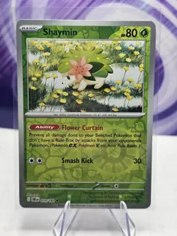 Pokemon TCG S&V Destined Rivals Shaymin 010/182 Reverse Holo NM - Image 1