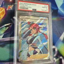 Pokemon Shining Fates #072 Skyla Full Art PSA 10 GEM MT - Image 2