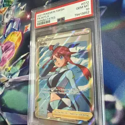 Pokemon Shining Fates #072 Skyla Full Art PSA 10 GEM MT - Image 3