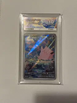 Pokemon TCG Perfect Order - Clefairy Illustration Rare - Ace Graded 10 - 094/088 - Image 1