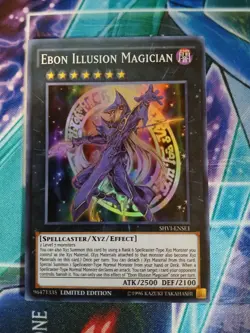Yugioh Ebon Illusion Magician SHVI-ENSE1 Limited Edition NM SUPER - Image 1