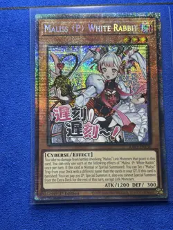 Yu-Gi-Oh! Maliss White Rabbit 1st Ed Starlight Rare RA05-EN136 - Image 1
