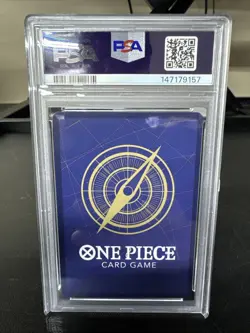 Monkey.D.Luffy (2nd Anniversary Stamped Promo) P-043 One Piece Promotion PSA 10 - Image 2