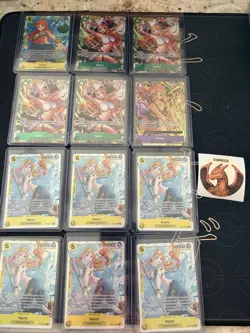 One Piece CCG Nami Nami SR/AA EB03/OP14 Lot of 12 English Cards Near Mint - Image 1