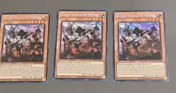 3x Blazing Cartesia, The Virtuous MP23-EN162 1st Prismatic Secret Rare NM Yugioh - Image 1
