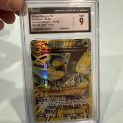 Primal Kyogre EX Shiny Full Art Holo Card PSA 9 96/98 XY-Ancient Origins - Image 1