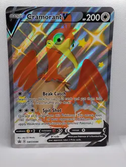 Cramorant V SWSH086 Jumbo Card Black Star Promo Holo Pokemon TCG English - Image 1