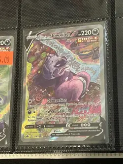 Pokemon Chilling Reign Galarian Slowking V Alt Art Ultra Rare Holo 179/198 NM - Image 1
