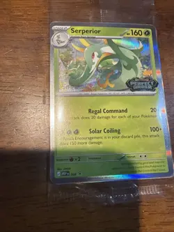 Pokemon TCG Perfect Order Prerelease Promo STAFF Sealed Pack Serperior - Image 3