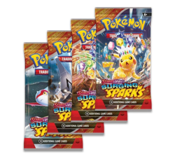 Pokemon Surging Sparks Booster Pack - Factory Sealed - Random Pack Art - Image 1