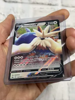Stoutland V 116/159 Ultra Rare - Crown Zenith Pokemon Near Mint NM Nintendo TCG - Image 2