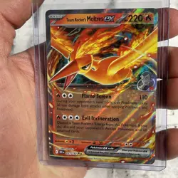Team Rocket's Moltres ex Double Rare SV10: Destined Rivals 031/182 NM/MT Pokemon - Image 2