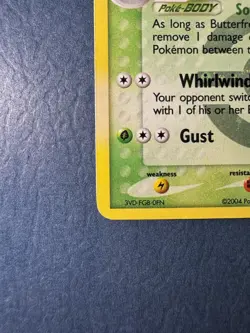Pokemon TCG Butterfree 2/112 FireRed & LeafGreen Reverse Holo - Image 3
