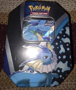 Pokemon TCG Eevee Evolutions Tin Vaporeon V SEALED 2021 - Image 3