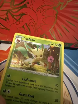 Leafeon SWSH191 Promo SWSH Black Star Pokemon NM - Image 2