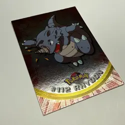 Pokemon Tv Animation Edition Series 2 Rhydon #112 Foil Blue Logo 2000 LP - Image 2