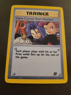Here Comes Team Rocket! (15) Holo Rare Holo Team Rocket 15/82 NM Pokemon TCG - Image 1