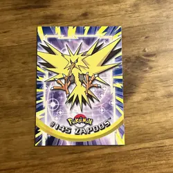 Pokemon TCG #145 Zapdos Topps Series 3 - Image 1