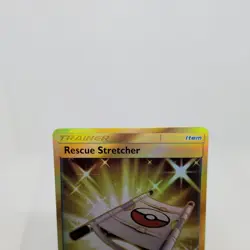 Pokemon Rescue Stretcher 165/147 SM Burning Shadows Secret Rare Gold - Image 4
