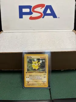 Pokemon TCG: WOTC Pikachu 1st Edition Jungle #60/64 Gold with Stamp, LP+/NM - Image 1