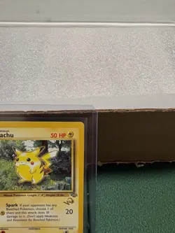 Pokemon TCG: WOTC Pikachu 1st Edition Jungle #60/64 Gold with Stamp, LP+/NM - Image 3