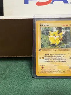 Pokemon TCG: WOTC Pikachu 1st Edition Jungle #60/64 Gold with Stamp, LP+/NM - Image 5