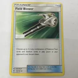 Pokemon League TCG Field Blower 125/145 2017 UC SUM Guardians Rising MP - Image 1