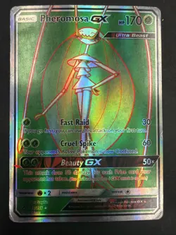 Pokemon Tcg Pheromosa GX (Full Art) 140/156 Sm-Ultra Prism Holo - Image 1