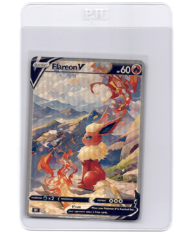 HandMade Per Order PokeTeamLegends Pokemon Card Holo PTL26 Flareon - Image 1