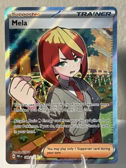 Mela 140/131 Ultra Rare Trainer Prismatic Evolutions Pokemon NM - Image 1