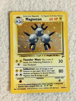 Pokemon TCG Magneton Base Set 9/130 Holo Rare 1999-2000 Pokemon TCG - Image 2